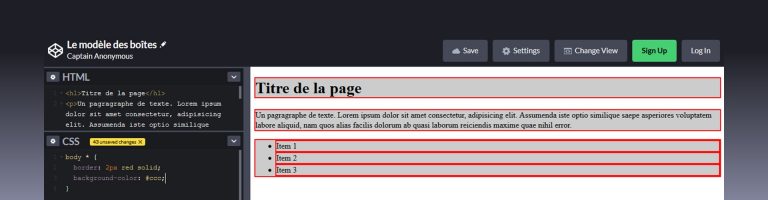 CSS : comprendre le «&nbsp;modèle des boites&nbsp;»
